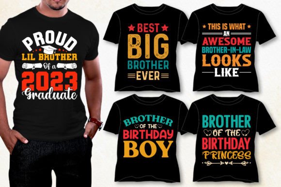 Brother T-Shirt Graphics for Modern Branding
