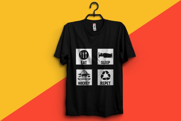 Dallas Hockey T-Shirt Design Vector: Graphics & Print Templates
