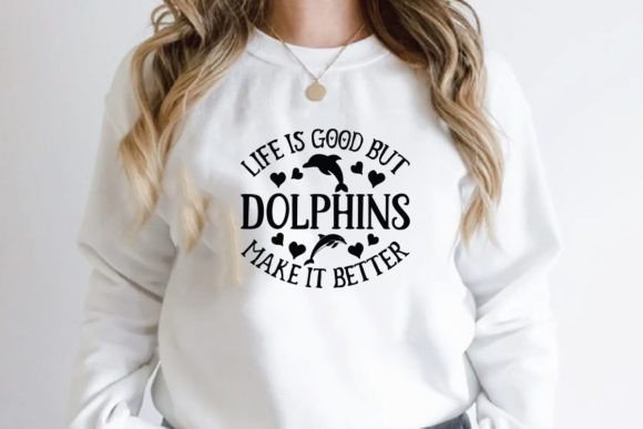 Dolphin Graphics for T-Shirt Designs