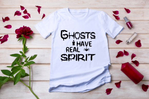 Ghosts Have Real Spirit: Graphics for T-Shirt Designs