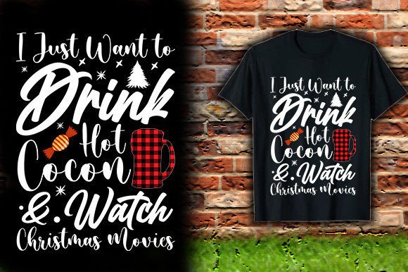 I-JUST-WANT-to-DRINK-HOT-COCON Graphics & T-Shirt Designs