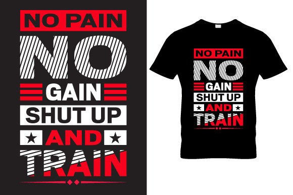 Modern Motivational Quote T Shirt Graphics & Print Templates
